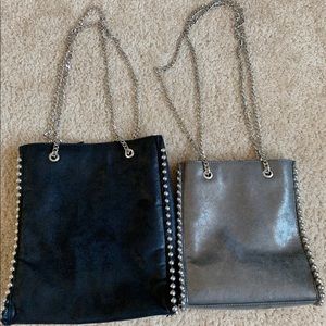 Zara chain link bolted purse bundle